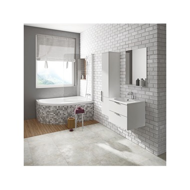 Ravak Rosa II sarokkád 170x105 cm, jobbos, fehér