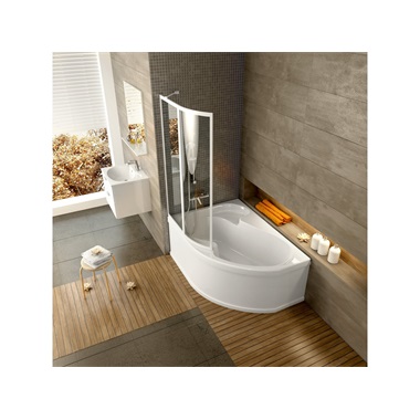 Ravak Rosa I sarokkád 140x105 cm, balos, fehér