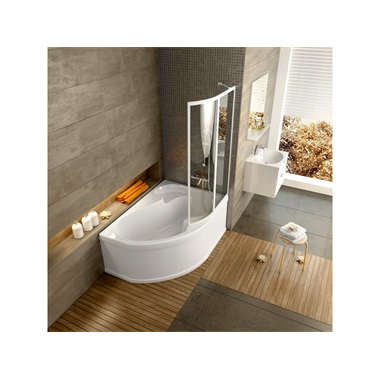 Ravak Rosa I sarokkád 140x105 cm, jobbos, fehér