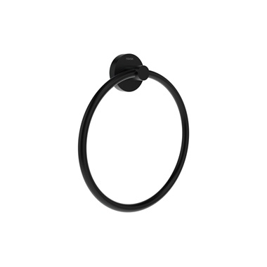 Ravak Kona KN 300.20BLM törölközőtartó gyűrű, matt fekete