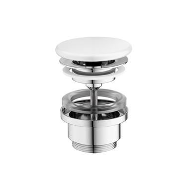 Ravak Flat mosdólefolyó kerámia fedéllel, fehér