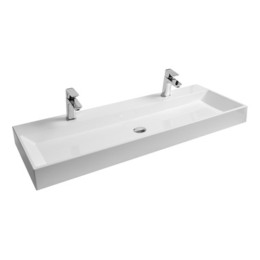 Ravak Natural Duo 120 cm, túlfolyó nélkül