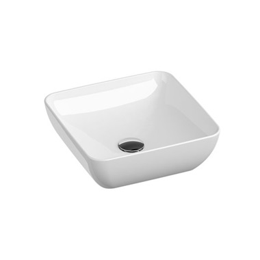 Ravak mosdó Uni 380 s slim, pultra ültethető, fehér Ravak mosdó Uni 380 s slim, pultra ültethető, fehér
