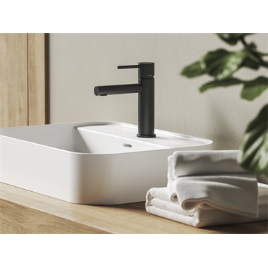 Ravak Nox NX 014.20BLM álló mosdócsaptelep 19 cm, leeresztő nélkül, matt fekete