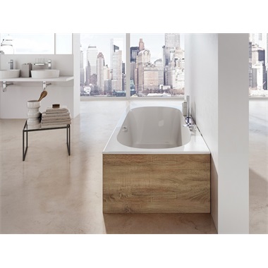 Ravak kád oldallap impregnált fa, 80 cm, jobbos, tölgy