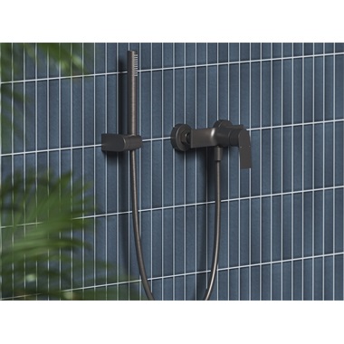 Ravak Plan PN032.20GB fali zuhanycsaptelep, szett nélkül, graphite brushed