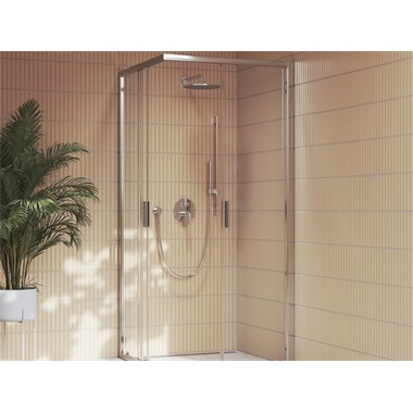 Ravak Plan PN 061.00CR.O2 falsík alatti csaptelep, kétutas, belső egységgel, króm