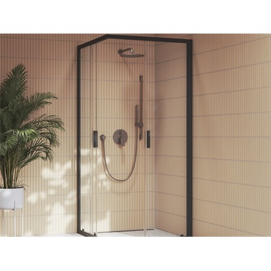 Ravak Plan PN 061.20GB.O2 falsík alatti kétutas csaptelep, belső egységgel, graphite brushed