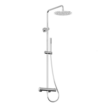 Ravak Spring termosztátos zuhanyoszlop, állítható, zuhanyszettel, króm SG 091.00CR Ravak Spring termosztátos zuhanyoszlop, állítható, zuhanyszettel, króm SG 091.00CR