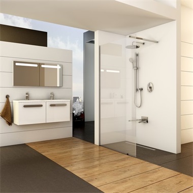 Ravak Walk-In Wall es zuhanyfal króm, transparent 150x200 cm