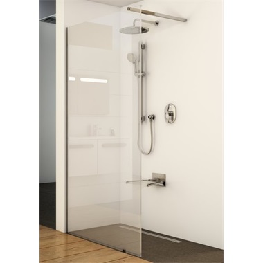 Ravak Walk-In Wall 160, zuhanykabin króm,transparent 160x80x20 cm