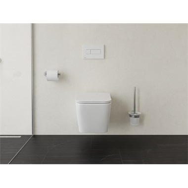 Ravak Natural RimOff Soft Close ülökével, fehér