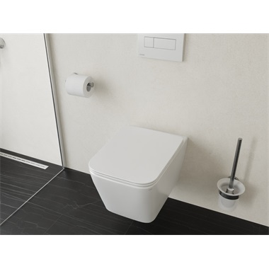 Ravak Natural RimOff Soft Close ülökével, fehér