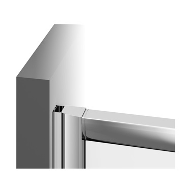 Ravak Blix BLDP2-100 zuhanyajtó 100x190 cm krómhatású, grape 