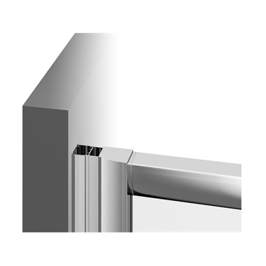 Ravak Blix BLDP2-100 zuhanyajtó 100x190 cm krómhatású, grape 