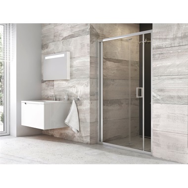 Ravak Blix BLDZ2 zuhanyajtó 90x190 cm, króm, transparent