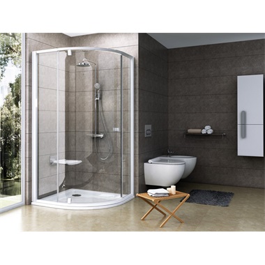 Ravak Pivot PSKK3 zuhanykabin 80x80x190 cm.fehér, transparent