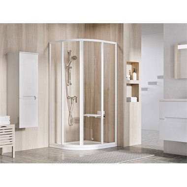 Ravak Supernova SKCP4 zuhanykabin 80x80195 cm, fehér, transparent