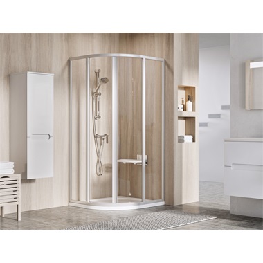 Ravak Supernova SKCP4 zuhanykabin 80x80x195 cm, szatén, transparent