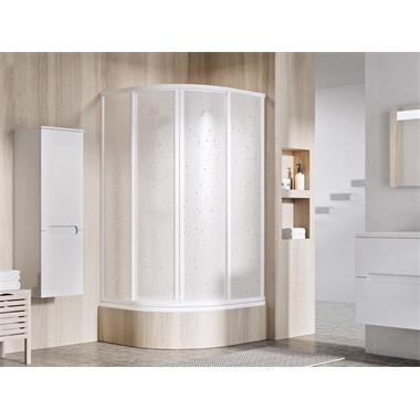 Ravak Supernova SKCP4 Sabina zuhanykabin 80x80x170 cm, fehér, pearl