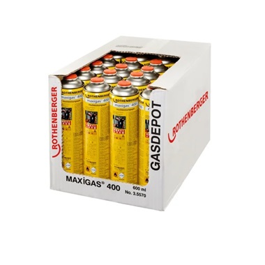 Rotherberger Maxigas 400 gázpalack, 600 ml, 7/16" EU