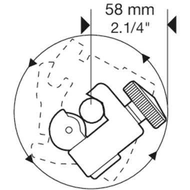 Rothenberger Minimax rézcsővágó 3-28 mm 