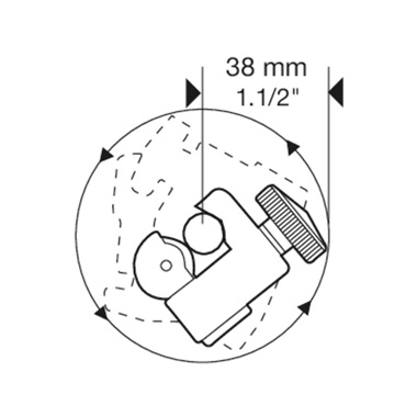 Rothenberger Minicut II Pro rézcsővágó  6-22 mm