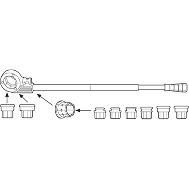 Rothenberger SUPER CUTmenetmetsző készlet, BSPT R, 1/2–1.1/4"