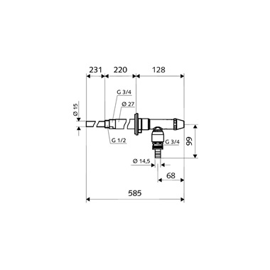 Schell Polar II kerticsap fagybiztos, légbeszívós 1/2"
