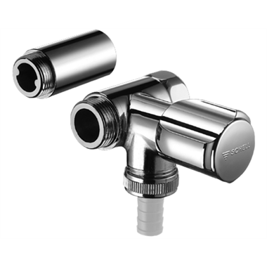 Schell Comfort mosógépcsap 3/4" jobb + csaphosszabbító