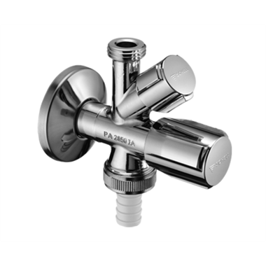 Schell Comfort sarokszelep kombinált 1/2"-3/4"-1/2"