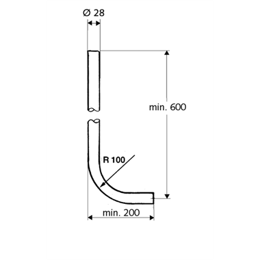 SCHELL WC ÖBLÍTŐCSŐ GARNITÚRA