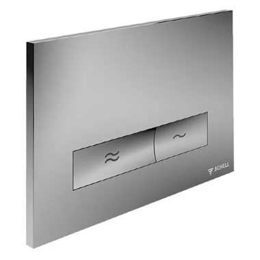 Schell Montus Konkav WC-nyomólap, króm