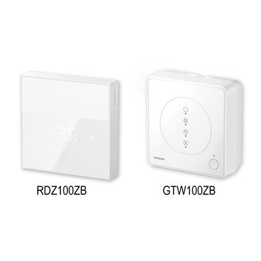 Siemens Connected Home kezdő csomag GWT100ZB + RDZ100ZB wifis termosztát+átjáró