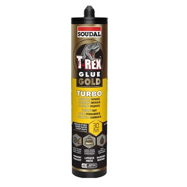 Soudal T-Rex Gold Turbo White szerelő ragasztó 290 ml