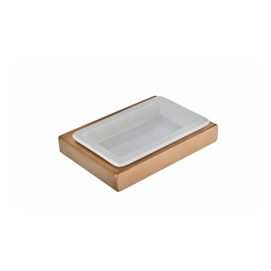 StrohmTeka Formentera szappantartó 16x3,2x11,3 cm, tüzes bronz