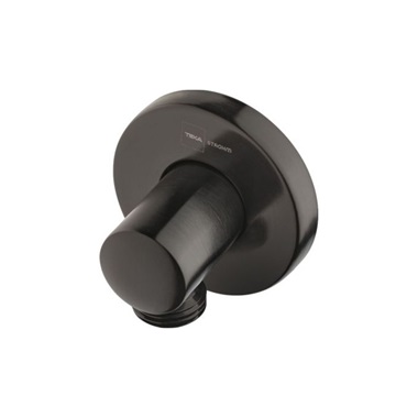 Strohm Teka fali könyök csatlakozó fekete, PVD felülettel