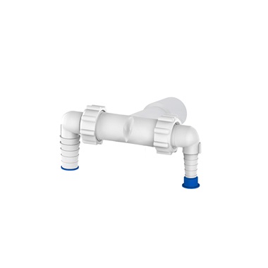 Styron falon kívüli t bekötő 32/40 1 vastag +1 vékony csatlakozóval