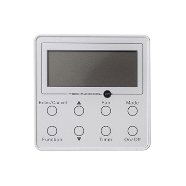 Technik Cool fali vezérlő fan coil parapetes és kazettás készülékekhez xe70-17/e(m) digitáslis