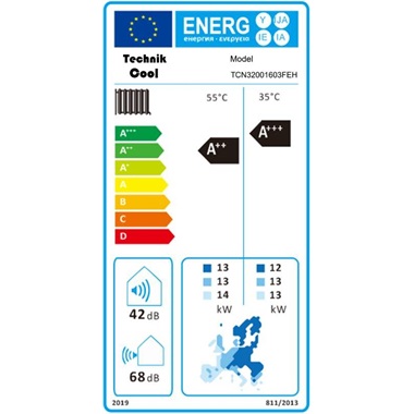 Technik Cool Pro split levegő-víz hőszivattyú, 16 kw, 3 fázisú, 400v Technik Cool Pro split levegő-víz hőszivattyú, 16 kw, 3 fázisú, 400v