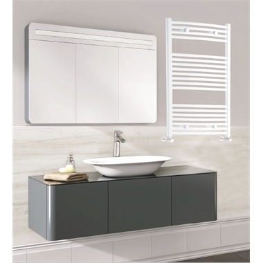 Technik Therm Angora 600x1400 íves fehér törölközőszárító radiátor Technik Therm Angora 600x1400 íves fehér törölközőszárító radiátor