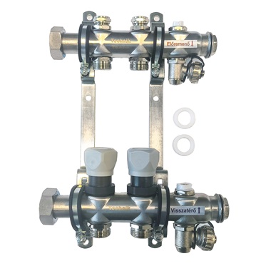 Technik Therm osztó-gyűjtő 2 körös szelepes