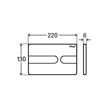 Viega Prevista wc ny,lap.visign for style23