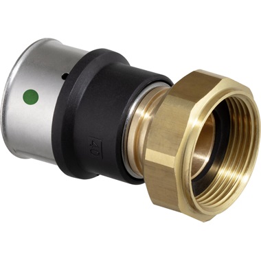 Viega Smartpress csavarzat 25 mm- 3/4" BM, vörösöntvény