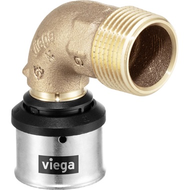 Viega Smartpress könyök, átmenőív 90°, 20 mm-1/2", KM