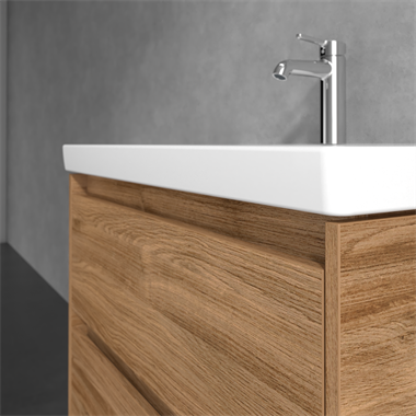 Villeroy & Boch Skyla alsószekrény 77,2x 59,6x43,9 mm, 2 fiókkal, Kansas Oak