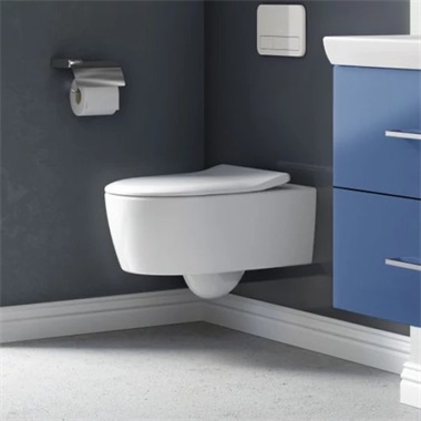 Villeroy  Avento perem nélküli fali wc, CeramicPlus, Slimseat  ülőkével kombi pack
