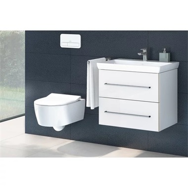 Villeroy  Avento perem nélküli fali wc, CeramicPlus, Slimseat  ülőkével kombi pack