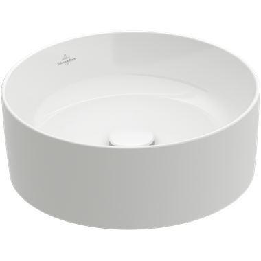 Villeroy & Boch Collaro pultra ültethető mosdó CeramicPlus felülettel 40x40 cm