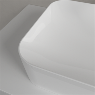 Villeroy & Boch Finon pultra ültethető mosdó CeramicPlus felülettel 65x35 cm